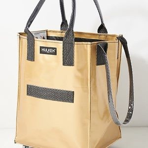 Hulken Medium Gold Bag with cover